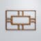 Ekena Millwork Small Hastings Decorative Fretwork Wood Wall Panels, Walnut, 7 1/2"W x 11 3/8"H x 3/8"T WALW12X12X0375HASWA - alternate 3